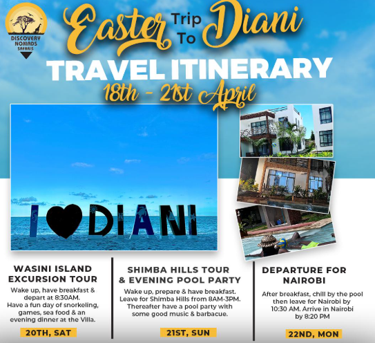 Easter Trip to Ukunda Poster